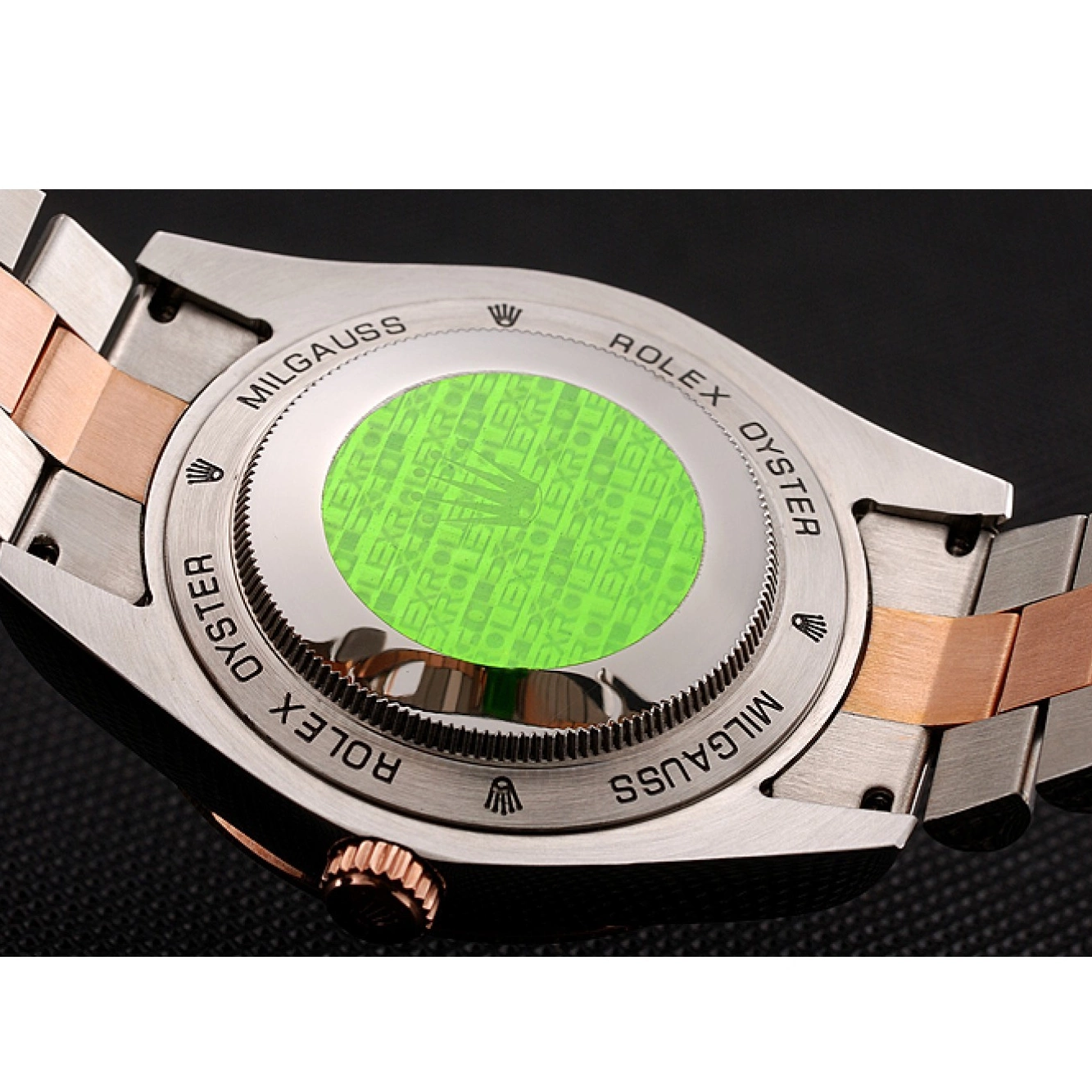 Aaa replica watch Rubies Rose Steel And Rolex Bracelet Dial 1454106 Black Diamonds Day-Date And Swiss Gold Staineless 0820